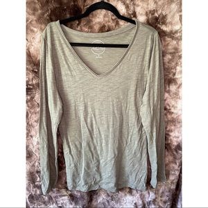 INC Long Sleeve V-neck - XL